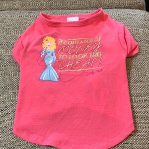 Dolly Parton dog shirt Dollywood size small. NEW WITHOUT TAGS